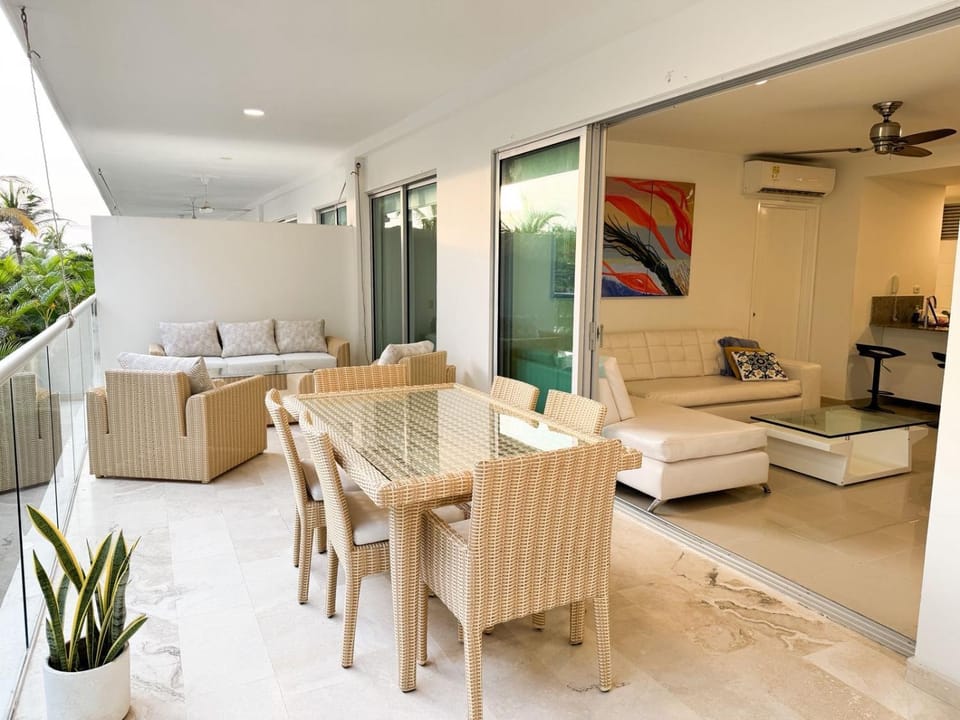 Apartamento en Cartagena con balcón en Morros Apartment in La Boquilla
