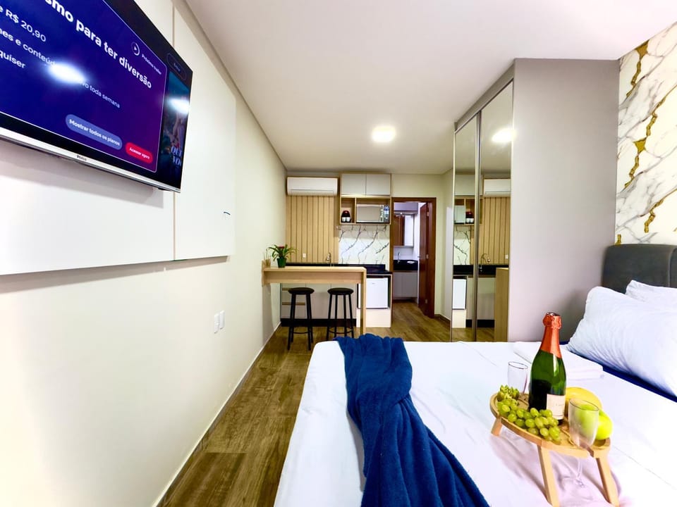 Studio aconchegante com piscina a 350m da praia Apartment hotel in Penha