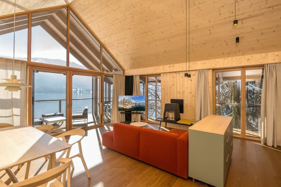 View (from property/room), Living room, Dining area