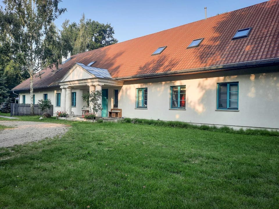 Property building, Spring, Day, Garden
