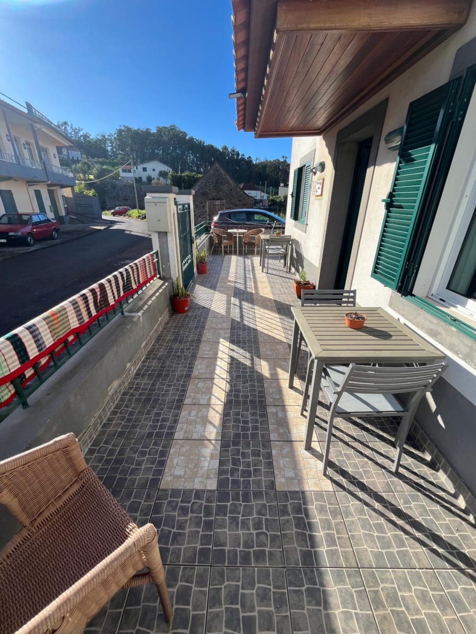 Property building, Patio