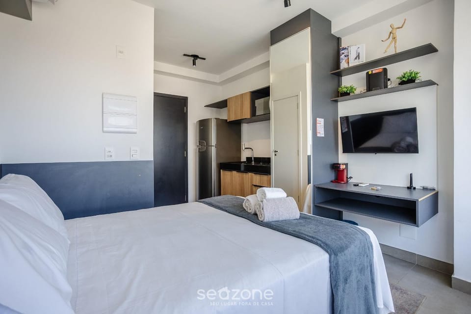 Bed, TV and multimedia, Kitchen or kitchenette