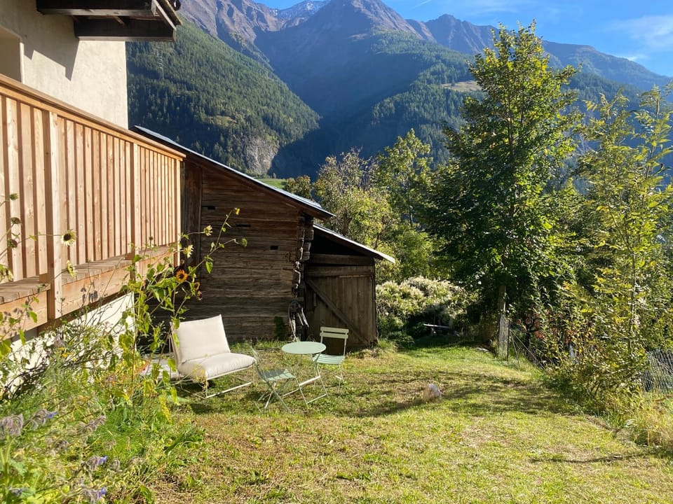Spring, Garden, Mountain view