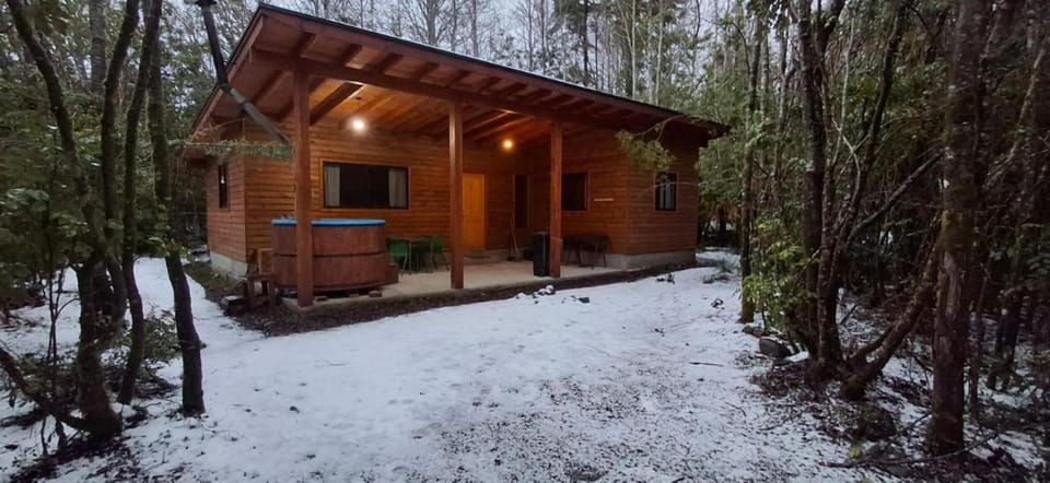 Cabañas tinajas y sauna Quetrupilina House in Pucon