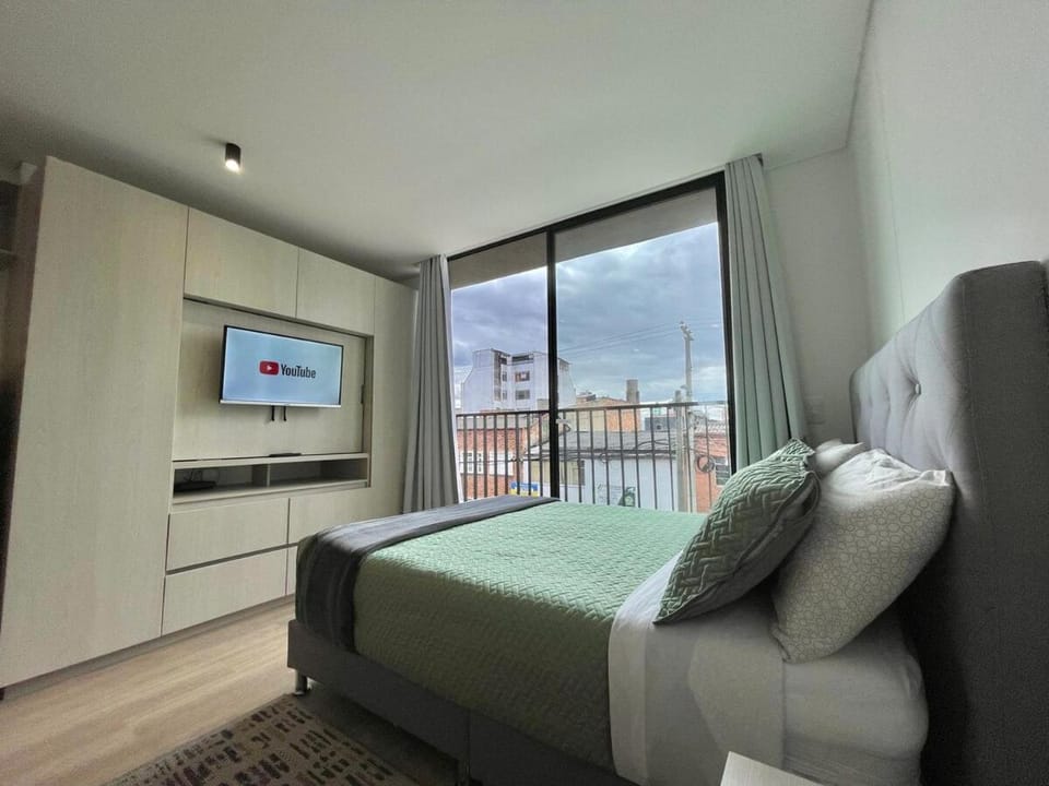 Bed, TV and multimedia, View (from property/room), Living room