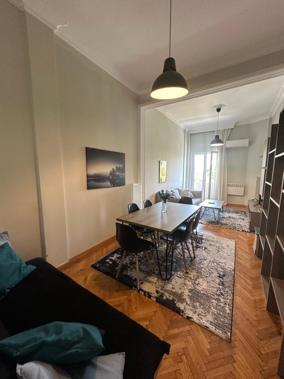 Living room, Seating area, Dining area