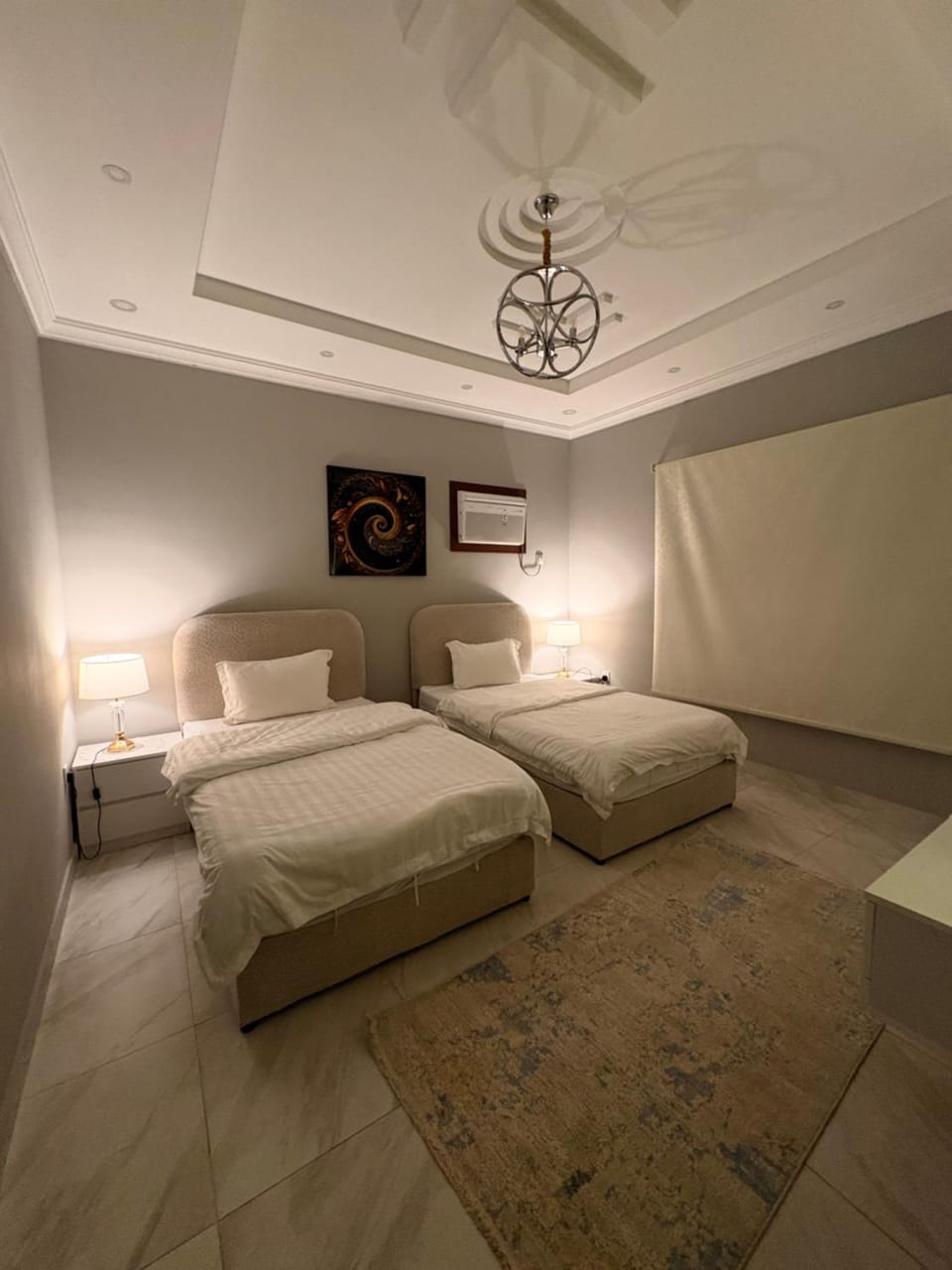 Photo of the whole room, Bedroom