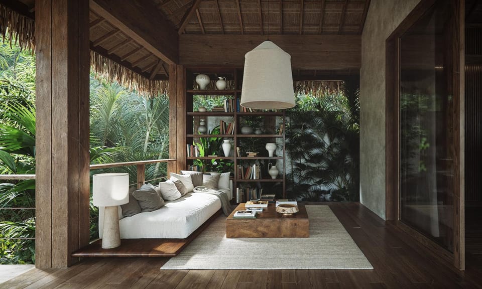 Natural landscape, Living room, Seating area