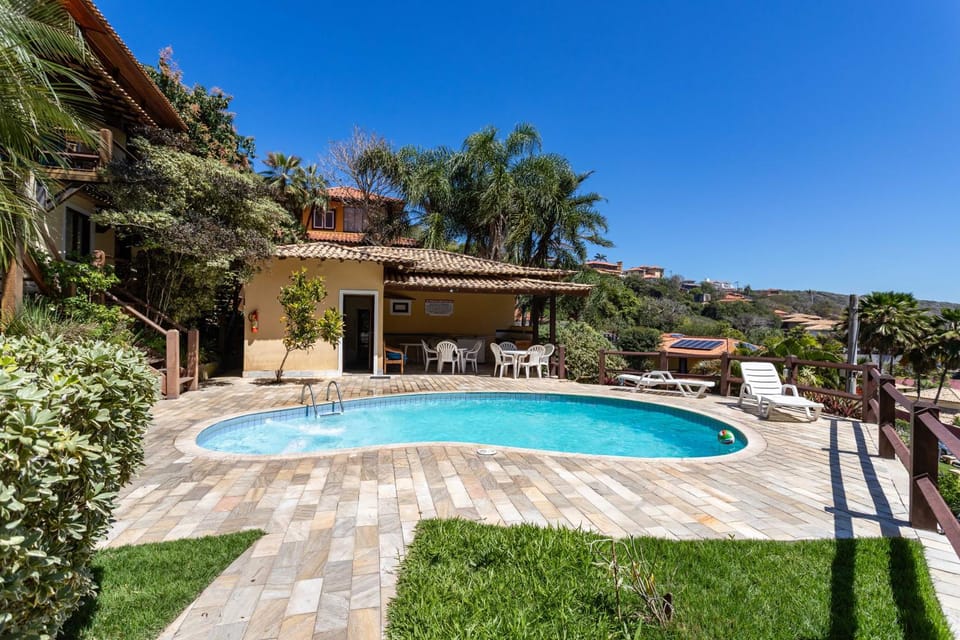 Property building, Patio, Spring, Day, Natural landscape, Garden view, Pool view, Swimming pool