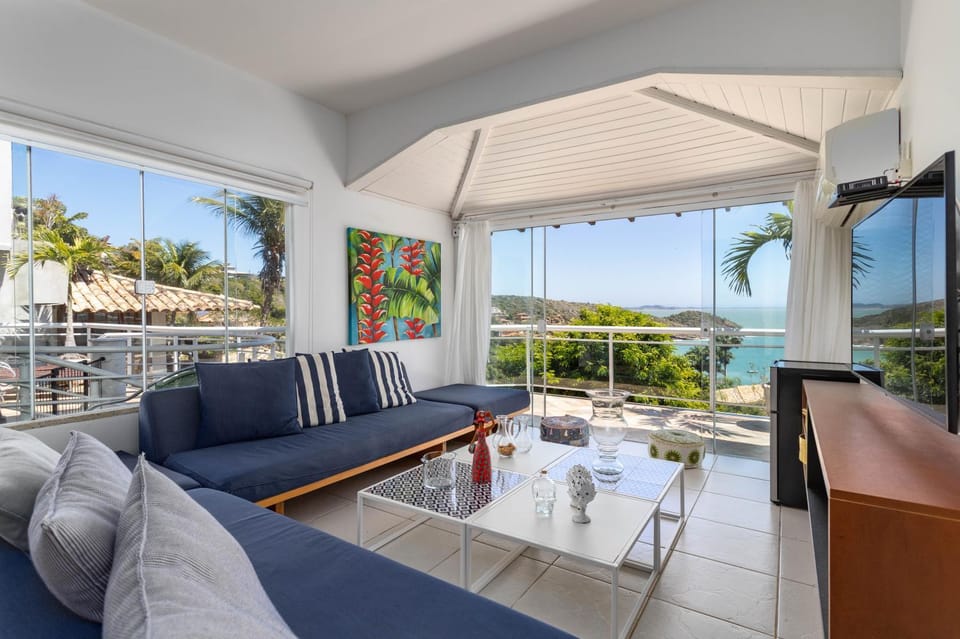 Balcony/Terrace, Living room, Seating area, Dining area, Sea view