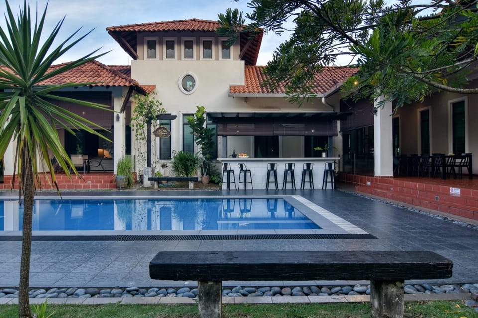 Property building, Pool view, Swimming pool