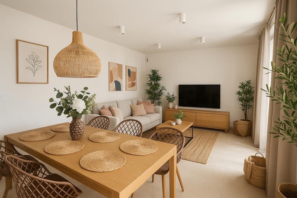 TV and multimedia, Living room, Seating area, Dining area, Evening entertainment