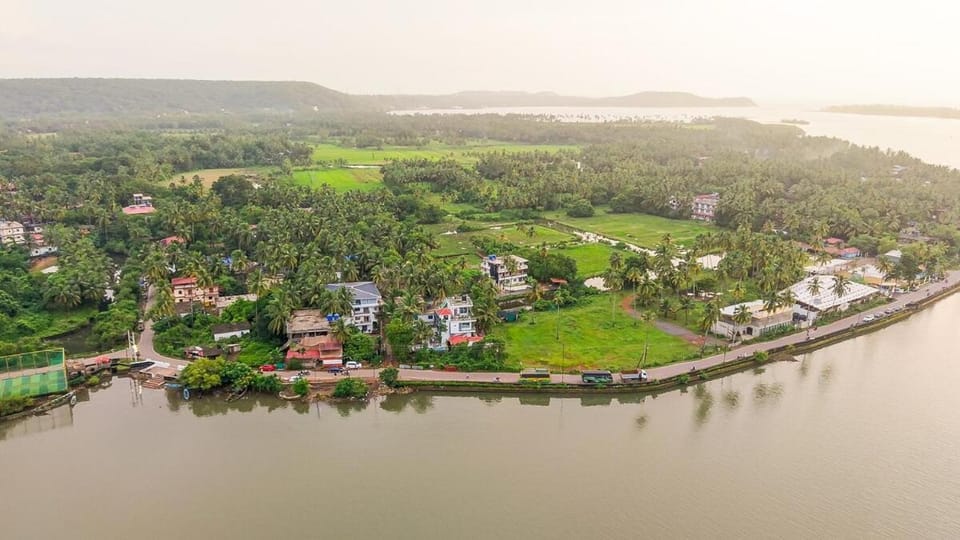 4BR Riverview Luxury Villa with Private Pool & Staff Villa in Goa, India