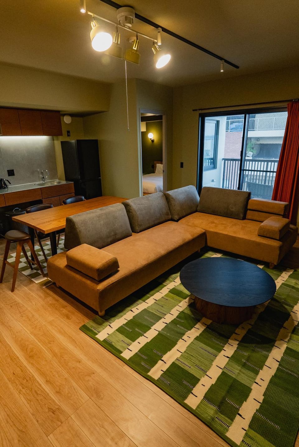Living room, Seating area, Dining area