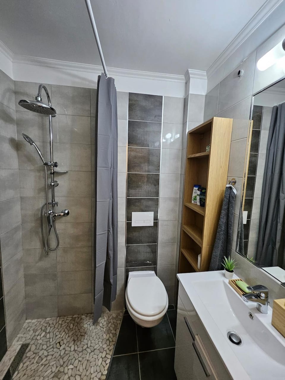 Shower, Toilet, Bathroom, towels