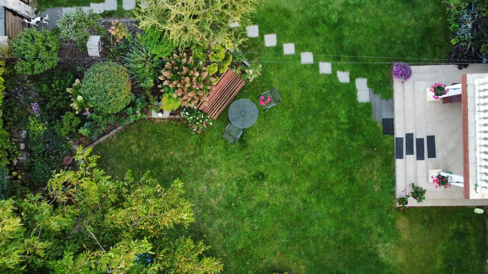 Bird's eye view, Garden