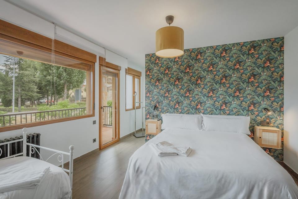 Property building, Living room, Bedroom