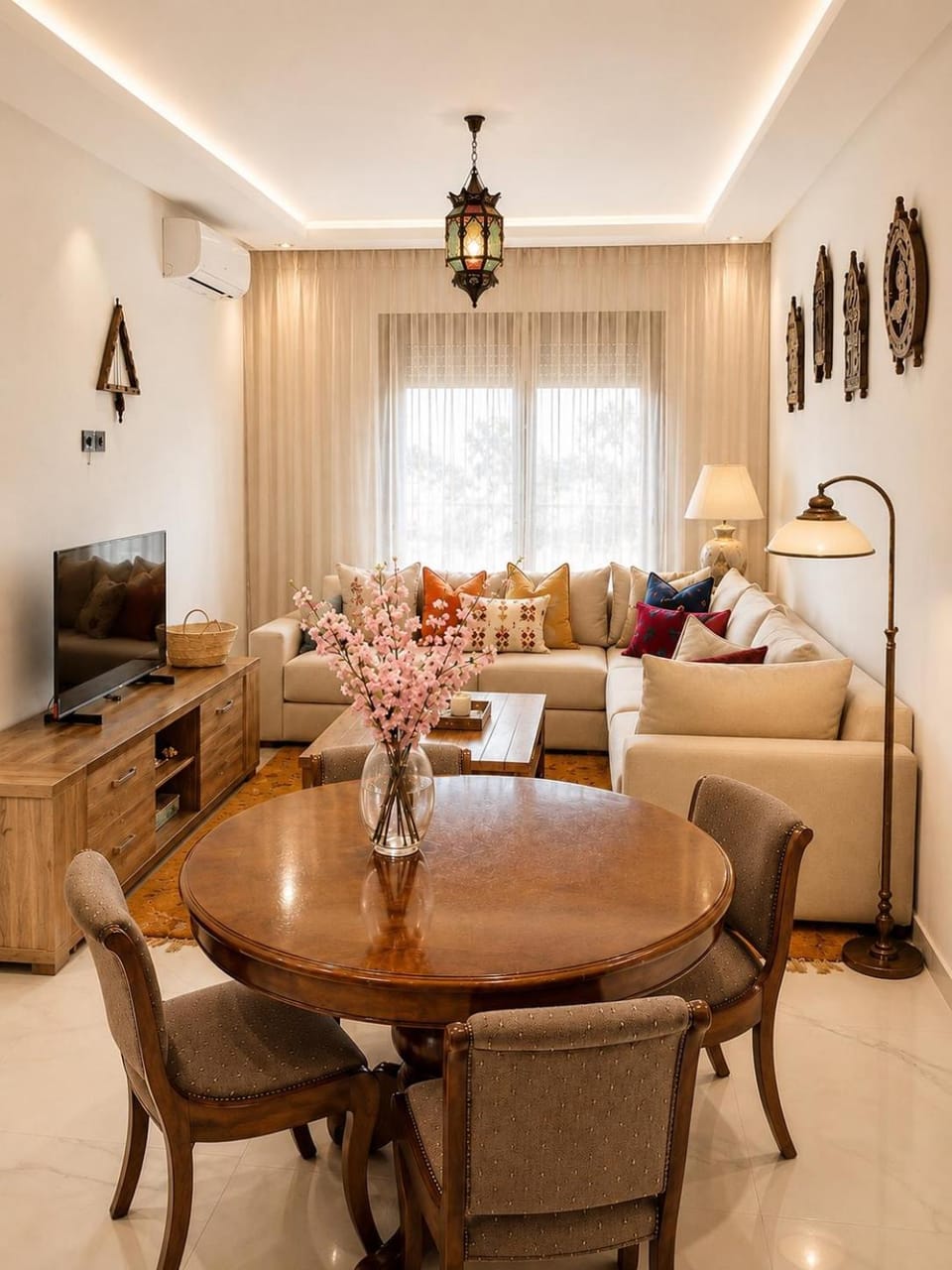 TV and multimedia, Living room, Dining area, air conditioner