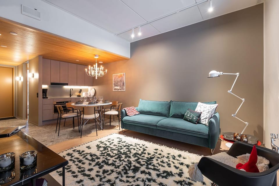 Living room, Seating area, Dining area