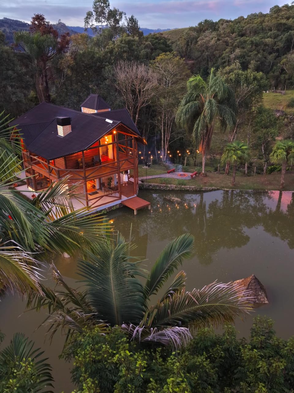 Natural landscape, Garden, Garden view, Lake view