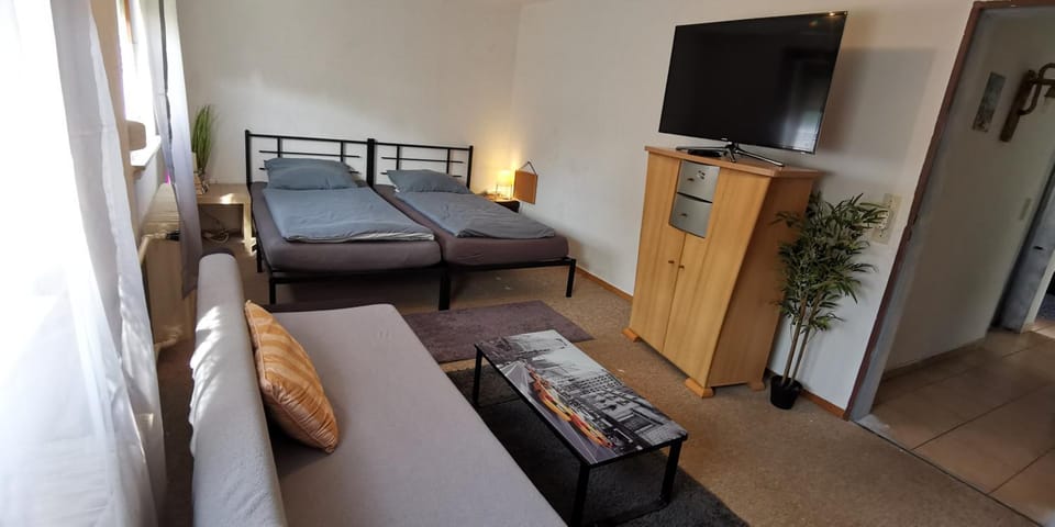 Bed, TV and multimedia, Photo of the whole room, Seating area, Evening entertainment, Bedroom