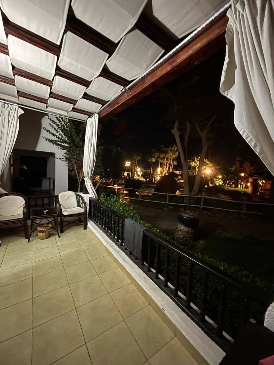 Patio, Night, View (from property/room), Balcony/Terrace, Seating area