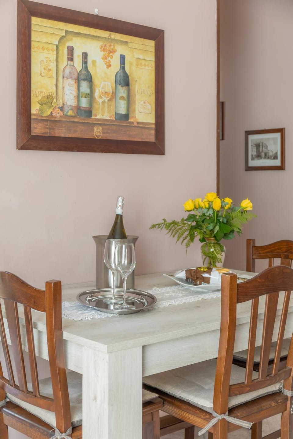 Dining area, air conditioner