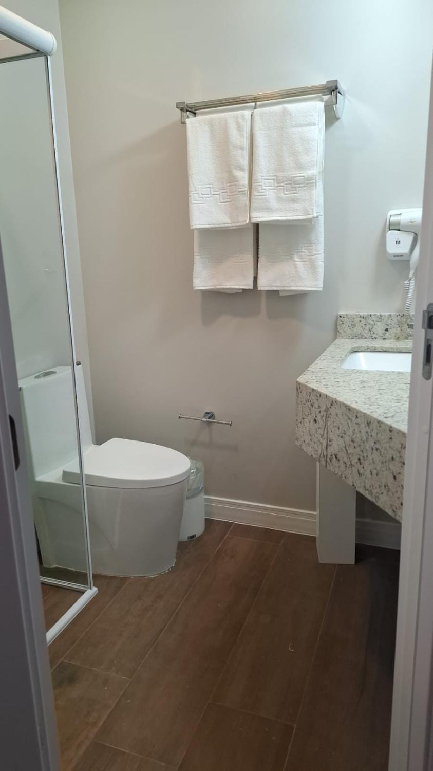 Bathroom, towels