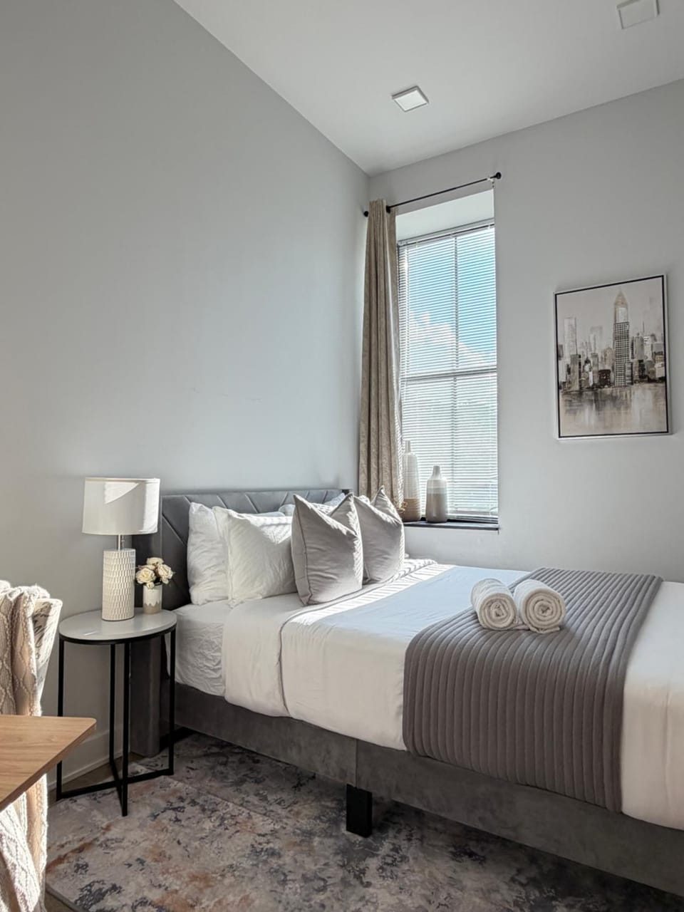 Seating area, Bedroom