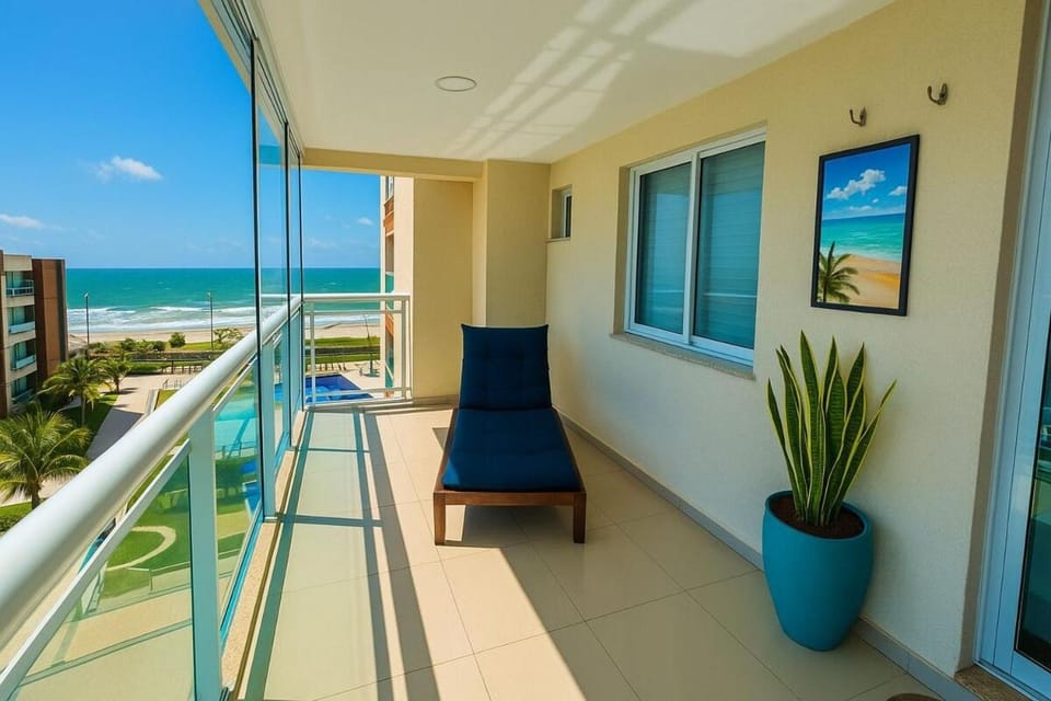 VGFUN-447 3 quartos 2 wcs Vista Mar Pé na Areia Praia do Futuro Apartment in Fortaleza