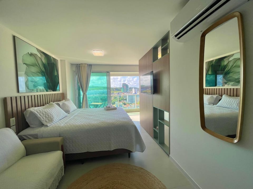 Bed, TV and multimedia, Living room, Photo of the whole room, Bedroom