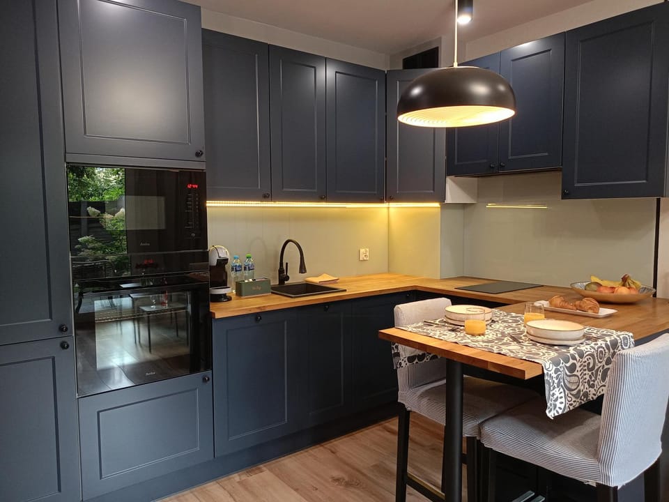 Coffee/tea facilities, Kitchen or kitchenette, dishwasher, minibar, stove