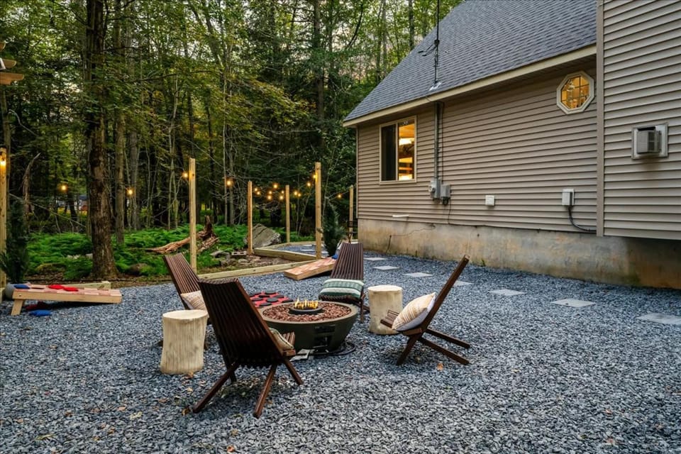 Pocono Lake Getaway Sauna Hot Tub Playground House in Kidder Township
