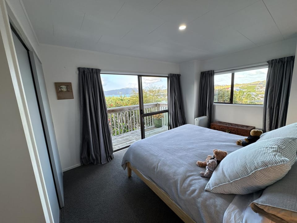 Bed, View (from property/room), Balcony/Terrace, Photo of the whole room, Bedroom