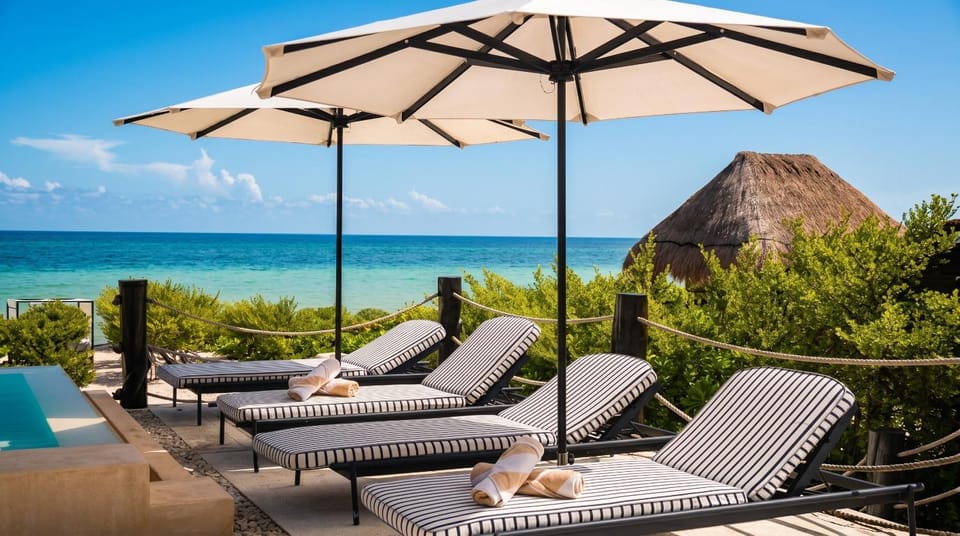Balcony/Terrace, Beach, Sea view, Swimming pool