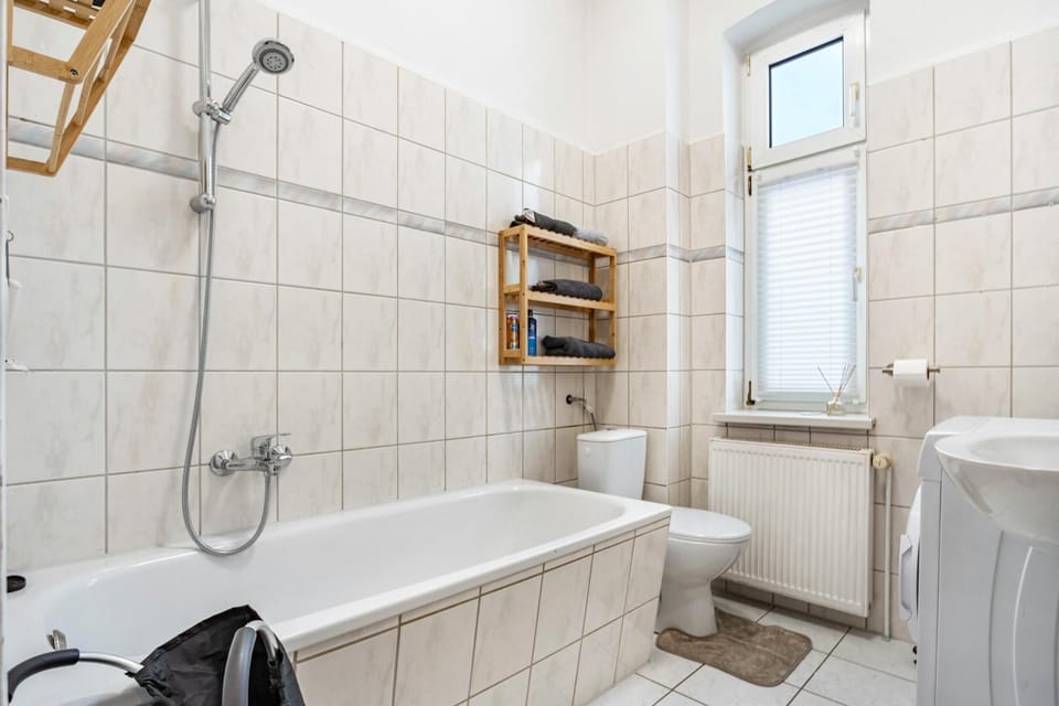 Bathroom, Living room