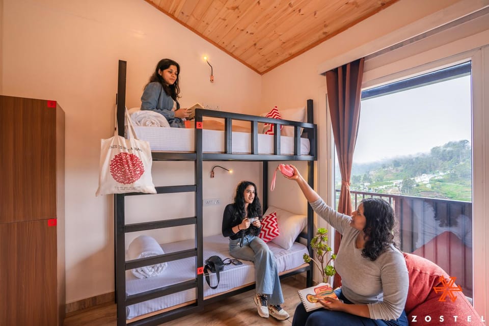 People, Photo of the whole room, Bedroom, group of guests, bunk bed