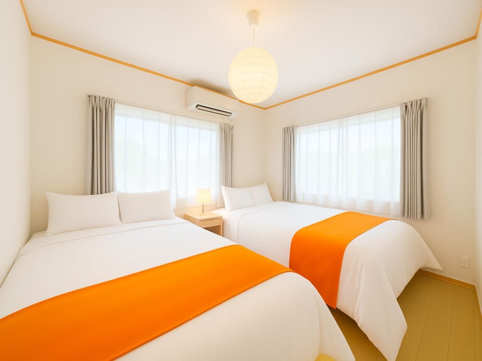 Bed, Bedroom, air conditioner
