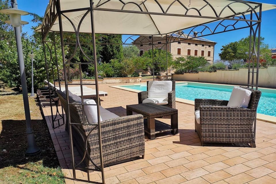 Pool view, sunbed
