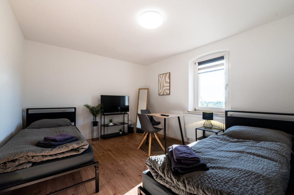 Property building, Living room, Bedroom