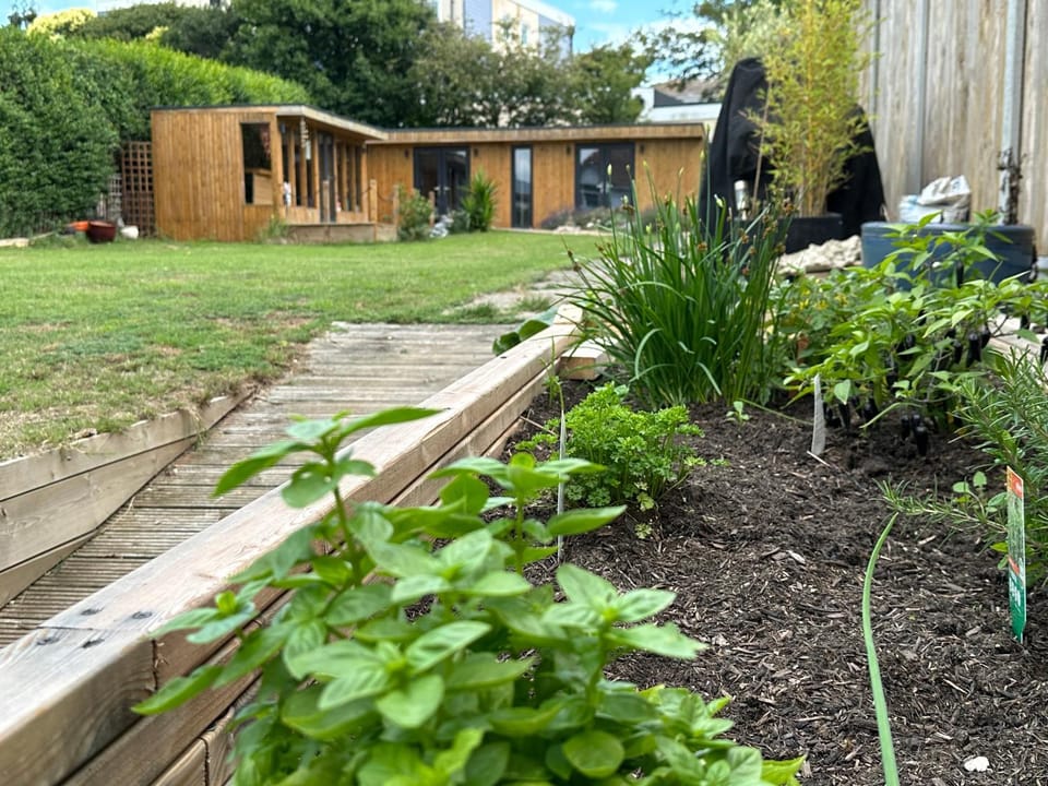 Property building, Natural landscape, Garden, Garden view