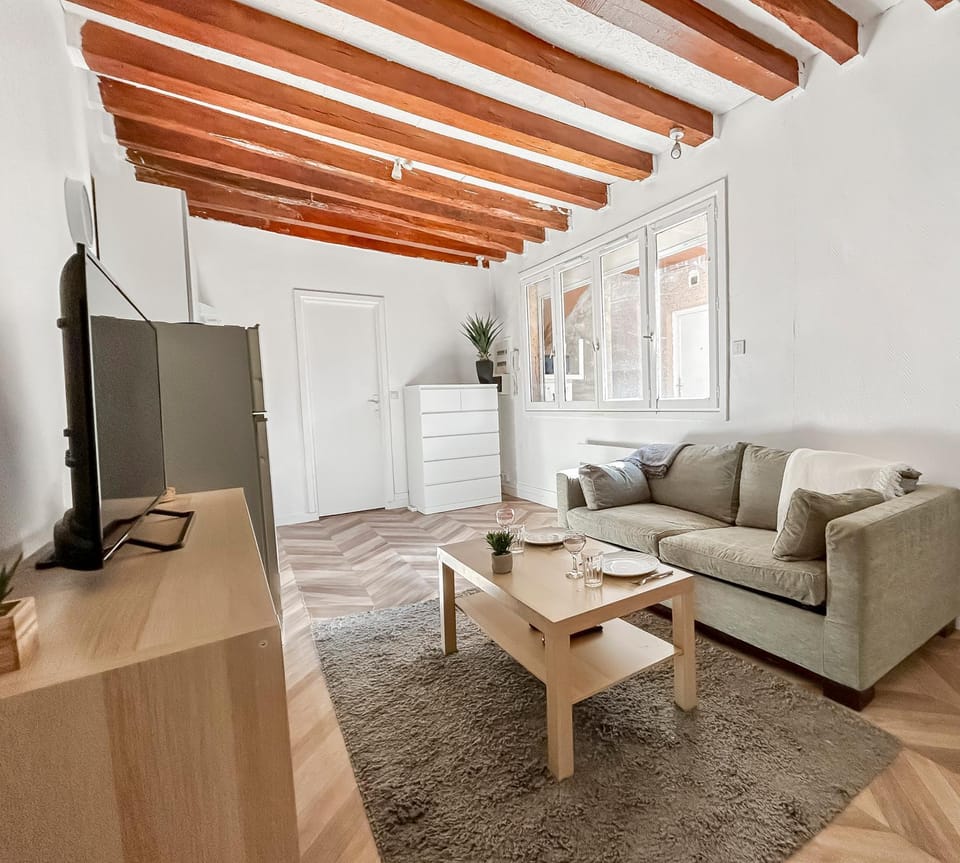 Studio fonctionnel, cosy & calme en centre-ville Apartment in Île-de-France