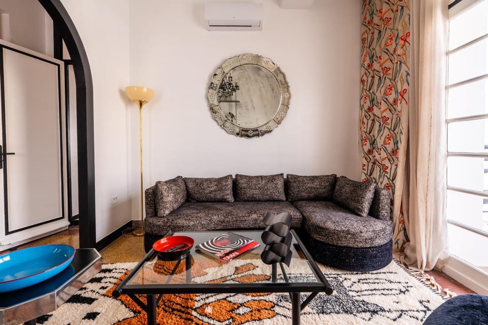 Living room, air conditioner