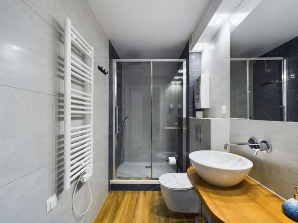 Shower, Toilet, Bathroom, towels