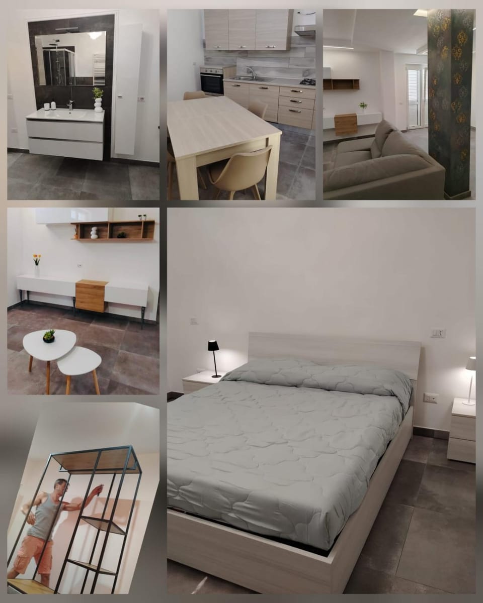 Kitchen or kitchenette, Living room, Photo of the whole room, Dining area, Bedroom