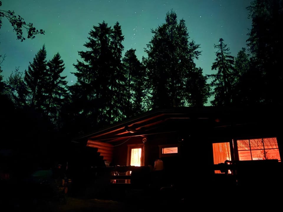 Property building, Night, Natural landscape