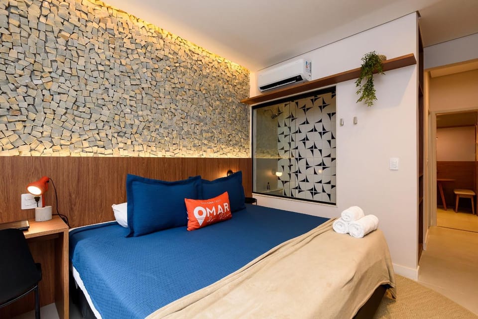 Bed, Photo of the whole room, Bedroom, air conditioner
