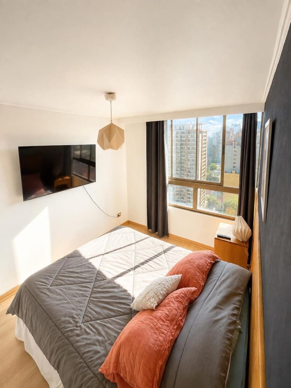 Departamento moderno en Santiago Centro Vista a la Cordillera Metro Santa Lucía Apartment in Santiago