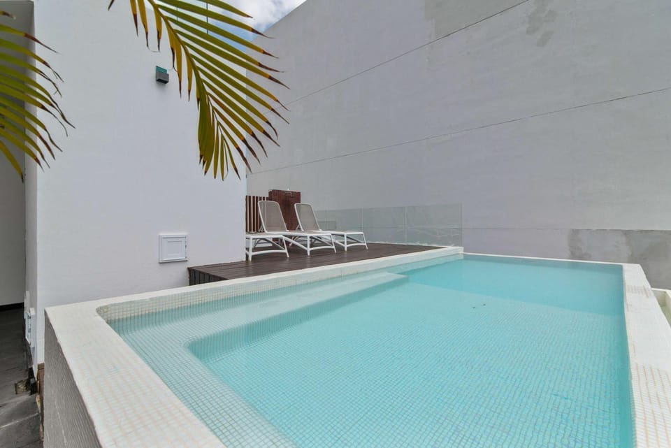 Modern 2BR Condo at The Building Loft - Pool Apartment in Playa del Carmen