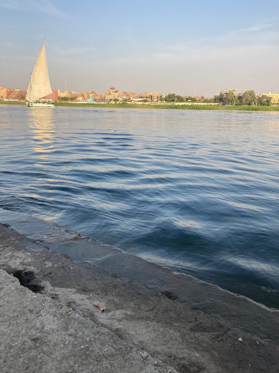 Elbess For Toursim Docked boat in Luxor